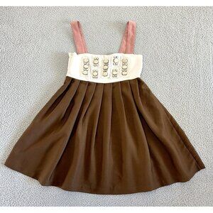 KARTA Shift Dress Bejeweled Cream Gemstone Adorned